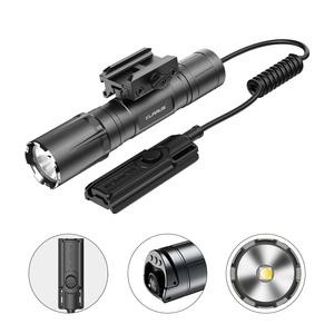 ไฟฉาย LED ยุทธวิธีอเนกประสงค์แบบมืออาชีพพร้อมสวิตช์ชาร์จไฟระยะไกลกันน้ำได้ - Product Image 2