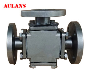 304 / 316L Smooth Rod Stainless Steel High Platform Three-<strong>way</strong> Ball Valve <strong>square</strong> Three-<strong>way</strong> Flange Ball Valve - Product Image 4