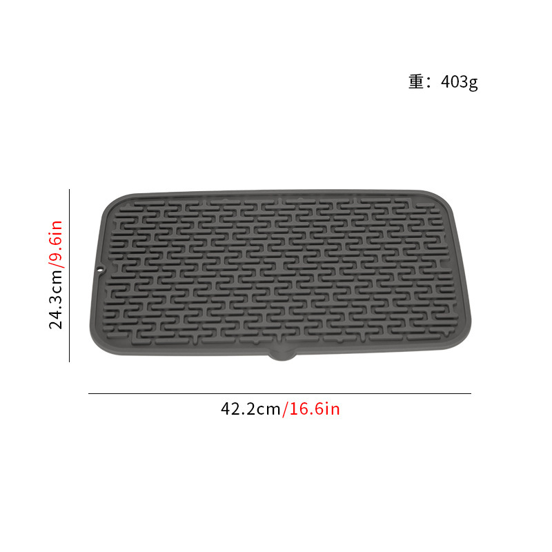 24.3*42.2 Dark Gray Open Drain Pad