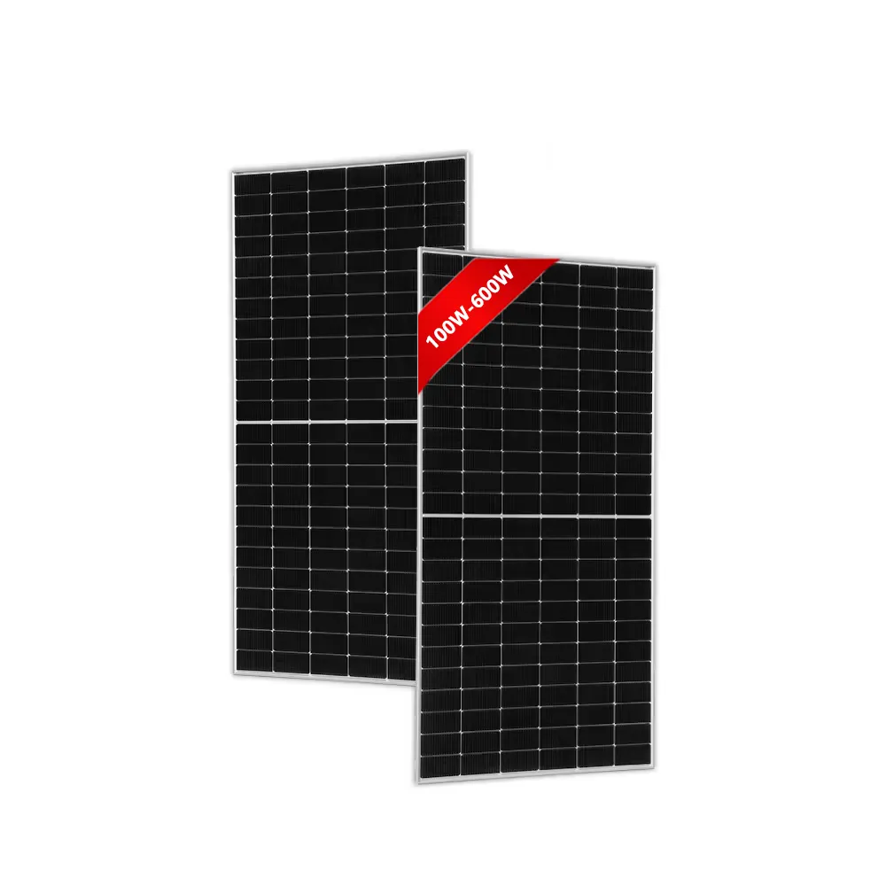 Painel solar fotovoltaico de vidro fotovoltaico 100w 200w 300w 540w 550w 660w painel solar 700w tipo n células solares painéis solares fotovoltaicos eu 450w