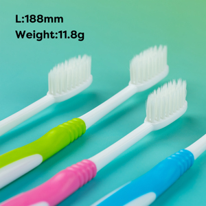 高品质成人可重复使用手动牙刷多色设计家用超市用品 - Product Image 1