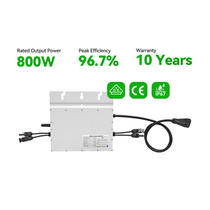Almacén de Alemania Entrada de 800W 16 ~ 60V Micro inversores de conexión a red con VDE IP67 Salida monofásica y trifásica Relé de 230V