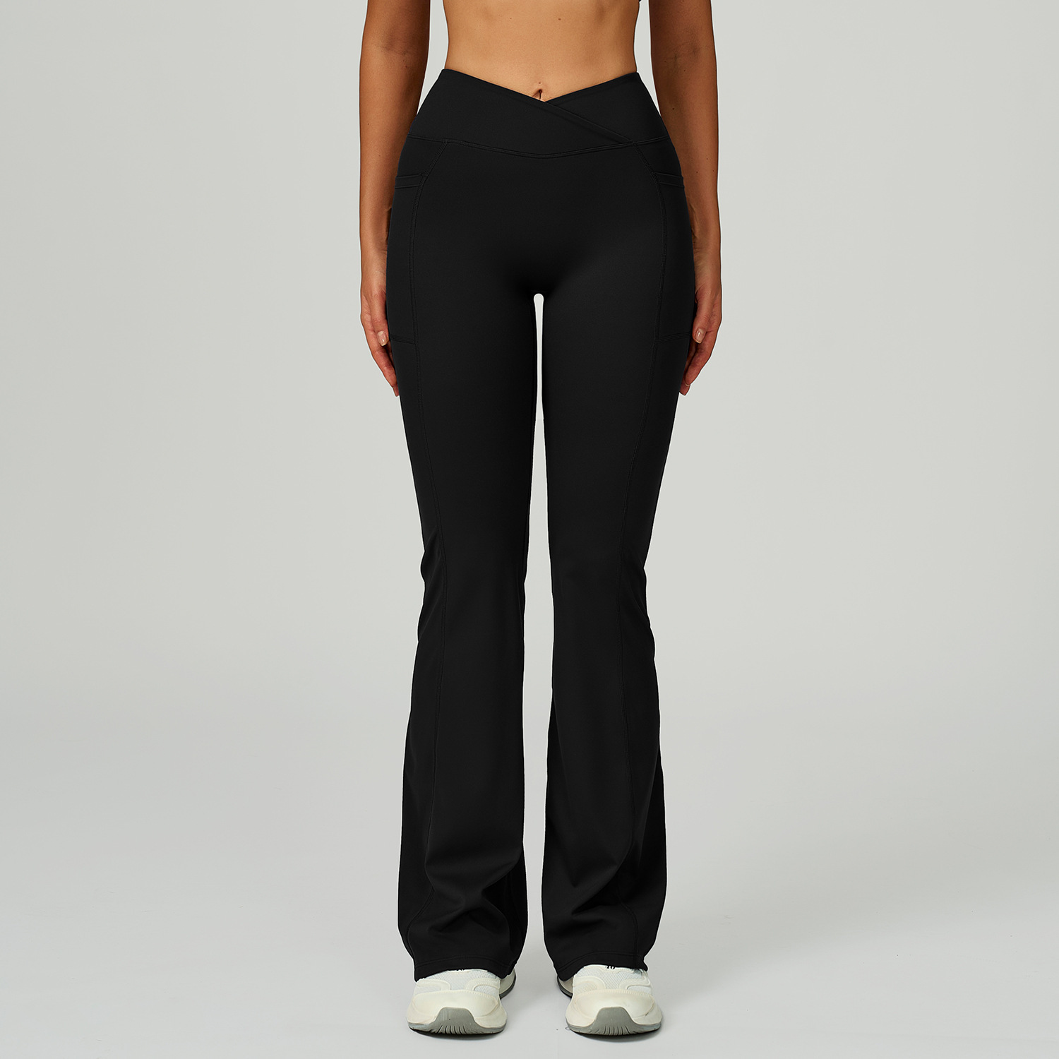 Black bell-bottoms