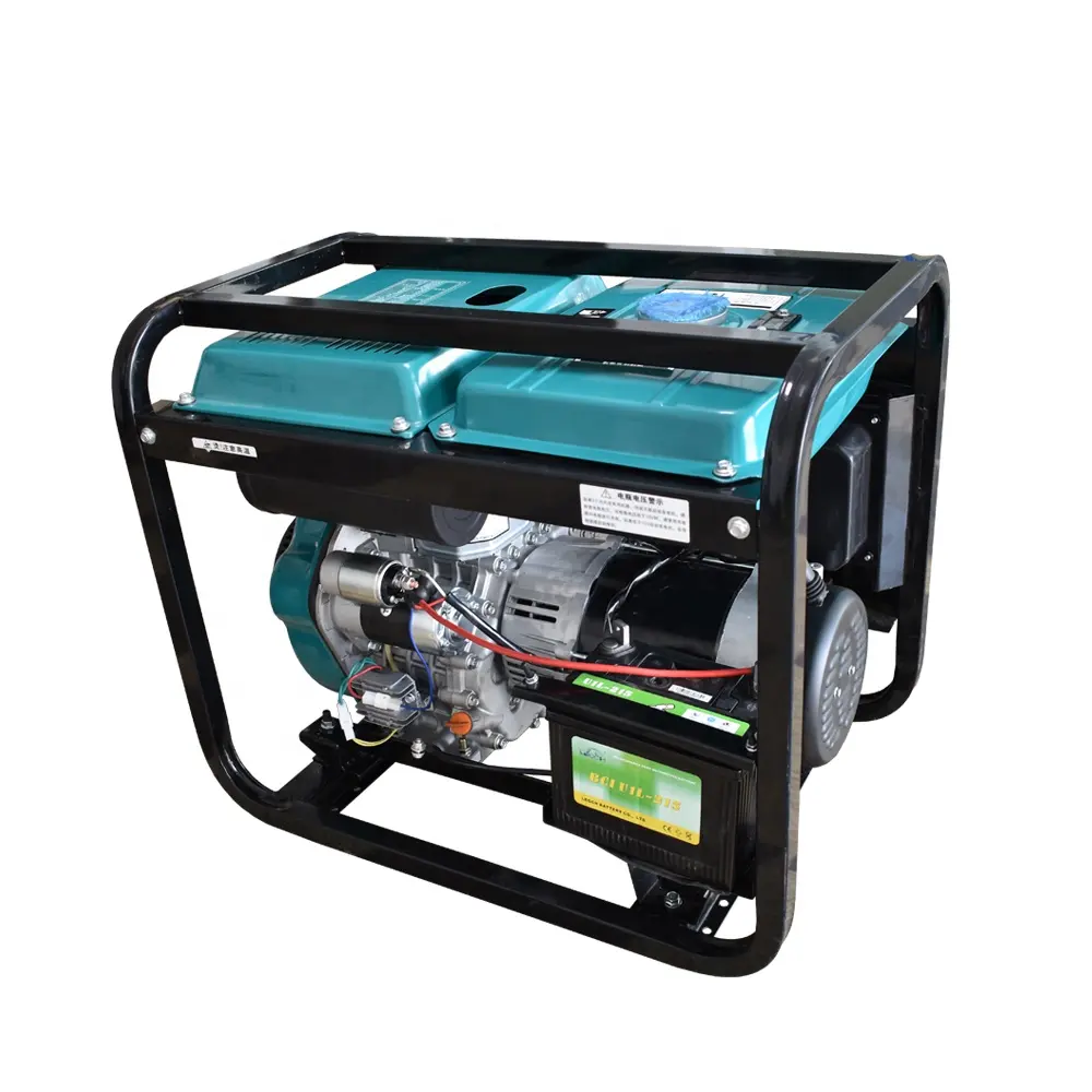 3KW 3.75KVA 3-phase 380V 400V 50Hz Open Frame Air-cooled Small Mini Portable Electric Diesel Generator