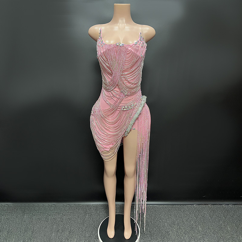 Pink with pink chains