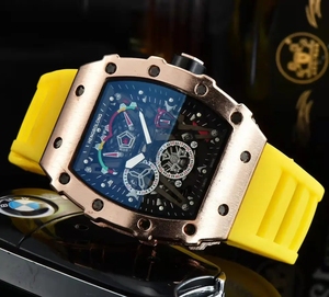 Automatic Date Custom Logo Voll ausgestattete neue Herren uhr Richard Luxus uhren Herren uhr für Herren Wasserdichtes Relogio Masculino