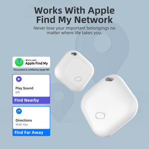 Logotipo personalizado Find My Tag MFi Certificado de seguimiento Buscador de llaves Localizador Mini rastreador GPS para Apple Find My App Tag - Product Image 2