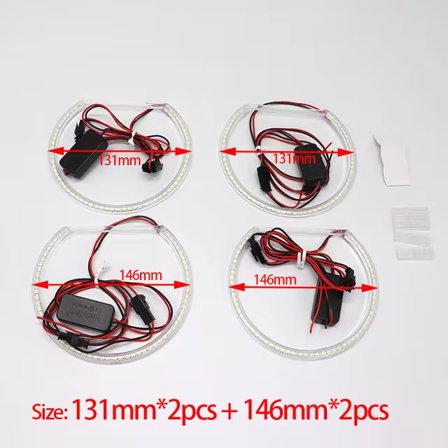 131mm * 2pcs + 146mm * 2pcs