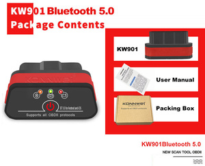 KONNWEI KW901蓝牙应用控制车载诊断2扫描仪适配器，适用于12v柴油和汽油汽车 - Product Image 4