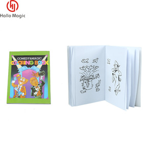 1 adet küçük boy çocuk eğlenceli bir sihirli boyama kitabı komedi hileler Close-Up sokak sahne Grimoire Spellbook - Product Image 6