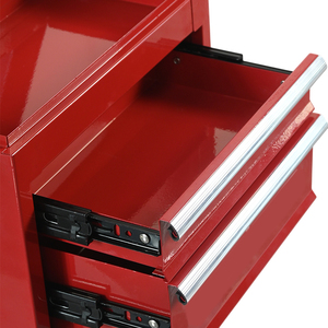 热卖红色等可定制颜色小顶开红色盒子2抽屉高品质工具箱 - Product Image 2