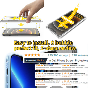 Cep telefonu aksesuarları 3d cam temperli ekran koruyucu ile kolay kurulum aracı iphone X xs max xr 6 6 s 7 8 artı - Product Image 3