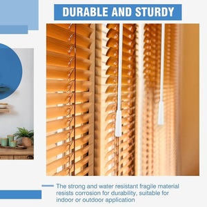 30cm (12 inch) PVC Venetian mù biến Rod phụ kiện Rèm Trắng nhựa kéo Rod biến Phụ kiện Que - Product Image 5