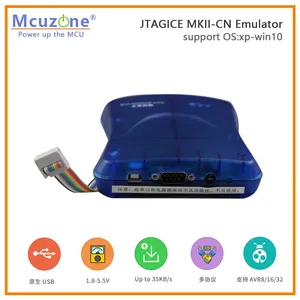USB AVR JTAGICE MKII-CN emulatore ATxmega JTAG/PDI Emulator/programmatore ISP Debugwire AVR32 Win11 Custom