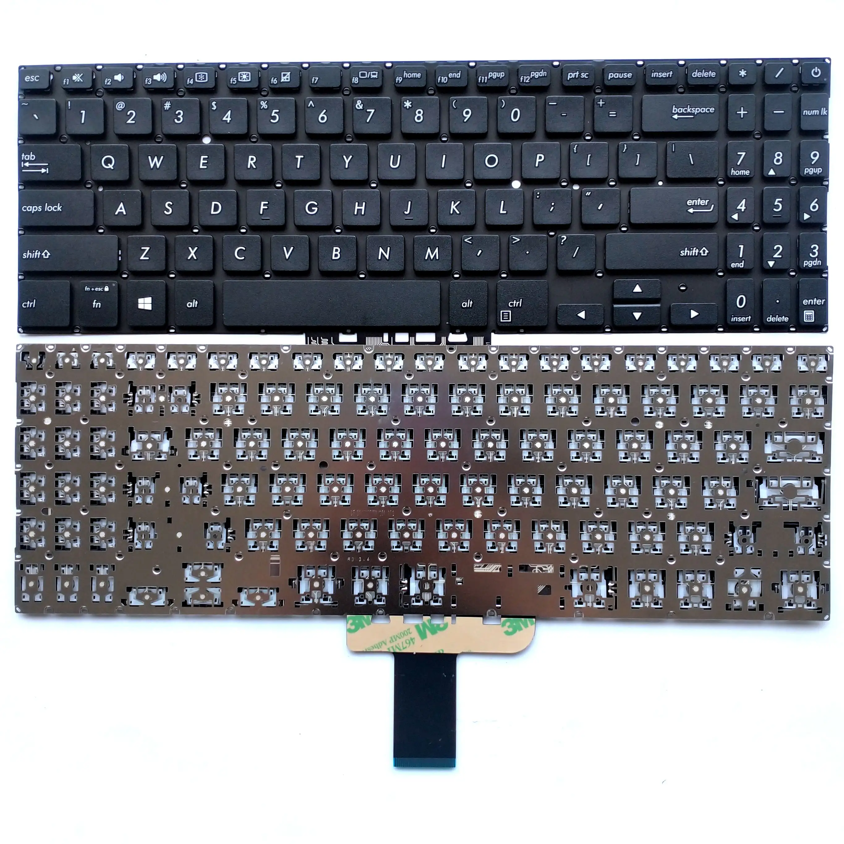 لوحة مفاتيح لاب توب نوت بوك جديدة العلامة التجارية Asus P3540 PX574FA PX574FB US مفاتيح وسائط متعددة اللغات
