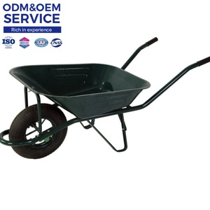 Вездеходная Строительная тачка Wb4010 с тяжелыми шинами для обеспечения устойчивости грунта в Китае - Product Image 1