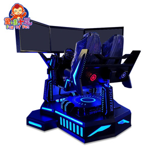 2座三屏赛车模拟器虚拟现实驾驶体验三轴赛车游戏机 - Product Image 3