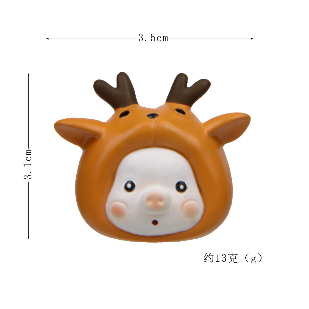 Fawn White Pig