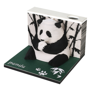 Bloc de notas de Panda 3D para regalo de cumpleaños, 1 unidad, 217 hojas, para tarjetas de papel - Product Image 5