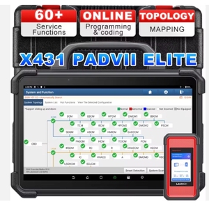Lancio X-431 PAD VII Elite Smartlink C supporto ECU programmazione codifica Online per tutte le auto Scanner diagnostico ad ampia gamma