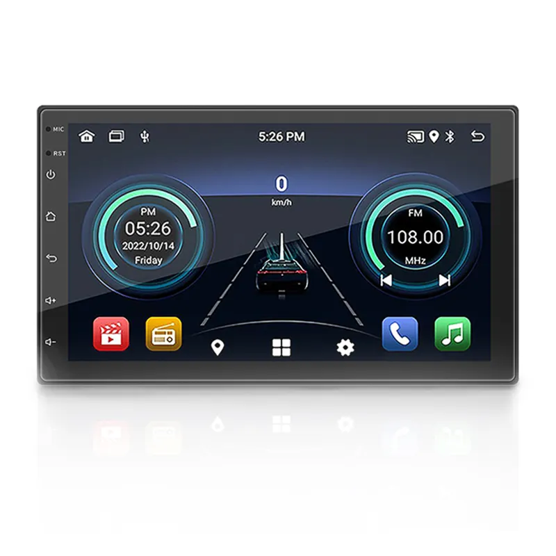 Ihuella Pioneer Fiat linea autoradios sistema Android Alpine Car radio reproductor de DVD 7 pulgadas pantalla táctil carplay mit Navi