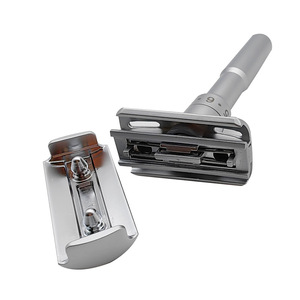 Metal Reusable Removable Head Mild <strong>Aggressive</strong> Double Edge Smooth Adjustable Safety <strong>Razor</strong> - Product Image 3