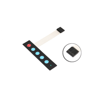 1X5 Matrix <strong>Keyboard</strong> 5 <strong>Keys</strong> <strong>Numeric</strong> membrane switch keypad keypads <strong>keyboards</strong> - Product Image 1