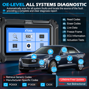2025新しいD6ユニバーサルフルシステム診断ツールOBB2スキャナーBMSリセット注入器コーディングマシンCAN FD/FCA付き - Product Image 2