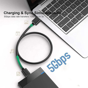 <strong>USB</strong> <strong>3</strong>.<strong>0</strong> <strong>Type</strong> a <strong>Type</strong>-A <strong>USB</strong>-A Male to <strong>USB</strong> Micro B <strong>3</strong>.<strong>0</strong> Micro-B Male Data Sync Charger Cable