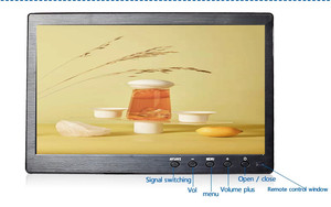 Pantalla de 10,1 pulgadas, mini entrada VGA con pantalla, función de reproductor de DVD, monitor de ordenador LCD de escritorio pequeño para el hogar - Product Image 5