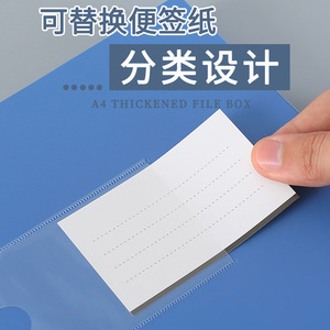 在庫あり厚手A4ボックスアーカイブドキュメント組織収納ボックス事務用品契約ファイルバッグファイルデータボックス - Product Image 6