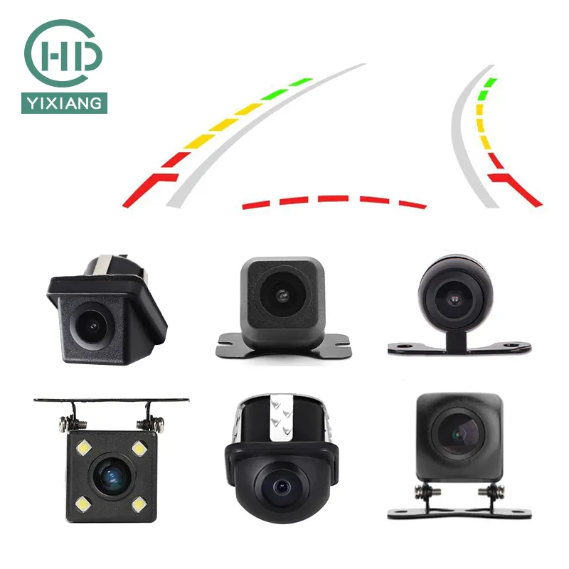 Hareketli çizgi Dash kamera gece görüş ters kamera dinamik araç arka görüş kamerası