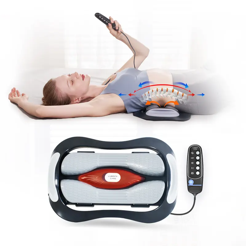 Alphay New Invented Back Stretching Massager dispositivo di trazione lombare per alleviare il dolore alla schiena bassa