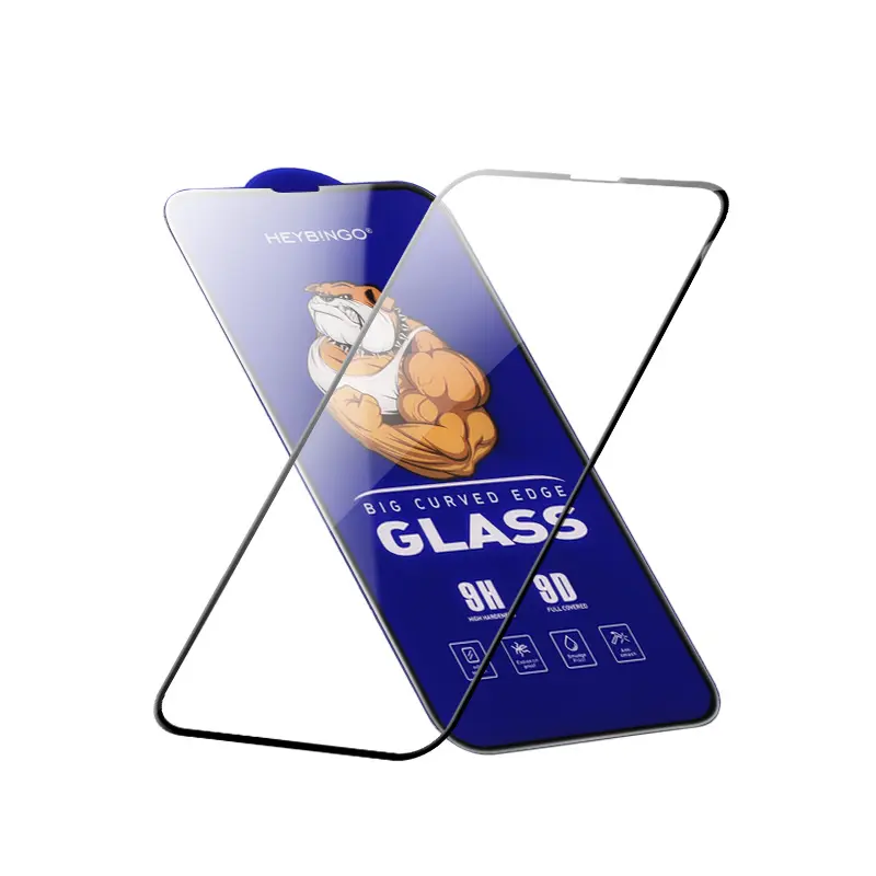 Bingo RTS 9h HD Glass 0,4mm Impresión de seda Vidrio templado Pegamento completo Protector de pantalla de teléfono celular 3D para Samsung Huawei Mate 60 Pro