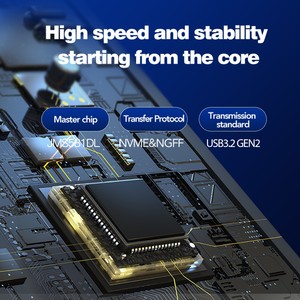 C型3.2多功能适配器，带SD TF读卡器4合1 USB C 3.2 Gen 2 10Gbps数据传输集线器USB C读卡器 - Product Image 2