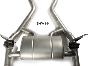 Exhasut Pipe Downpipe BM.W M4 3.0L 2014 <strong>Valved</strong> Muffler Remote Control Catback Exhaust <strong>Tips</strong> With Titanium Alloy - Product Image 5