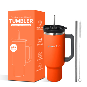בידוד חם עיצוב חדש נסיעות tumbler עם ידית וקש בתפזורת עם עיצוב ייחודי להנאה on-the-go