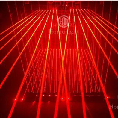 Lumière laser spectacle 8 yeux faisceau laser faisceau rouge tête mobile DJ lumières pour boîte de nuit Disco Laser éclairage de scène