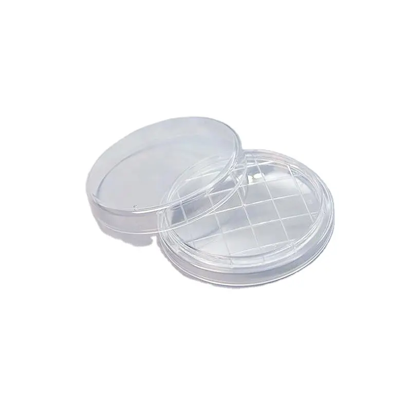 Disposable round thickened 65mm plastic petri dish with scales