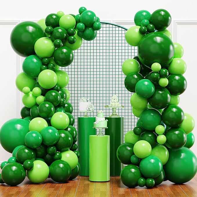 Kit d'arche de guirlande de ballons verts