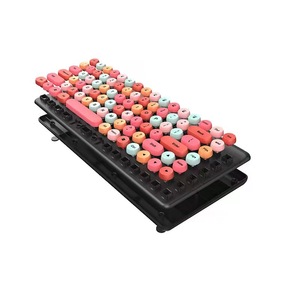 ポータブル2.4GHzワイヤレスコンピューターキーボードとマウスコンボ86キーマルチカラープラグアンドプレイUSBレシーバー - Product Image 5