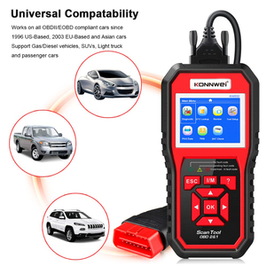 Konnwei KW850 Professional OBD2 kann das Werkzeug scannen Handheld Universal Vehicle Code Reader Scanner Rote Farbe für Test geräte - Product Image 5