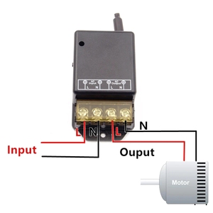 KR2201B+KT05 75 V-250 V 30 A Relais 1CH kabelloser Fernsteuerungsschalter-Kit 433 M Empfänger für Lichtmotor oder Wasserpumpenregler - Product Image 3