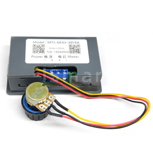 PWM regolatore di velocità del motore Display a LED digitale e interruttore regolatore di velocità del Controller del motore DC 6-30V 12V 24V 5A - Product Image 5