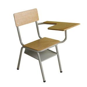 Hiện đại bằng gỗ Đại Học Lớp học kết hợp ghế bàn ghế cao đẳng với văn bản máy tính bảng - Product Image 2