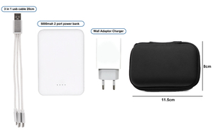 High Quality Unique <strong>Tech</strong> Classical Business Gifts With <strong>2</strong> in 1 Data Cable Loyalty <strong>Programs</strong> Gift Sets With Power Bank - Product Image 3