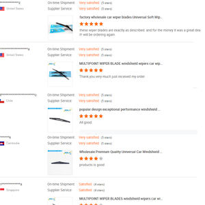 Çoklu evrensel çerçeve silecek lastikleri cam silecekleri araba pencere silecekleri metal kauçuk değiştirme - Product Image 5