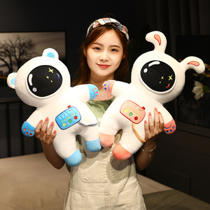 40厘米Plushie热卖宇航员毛绒玩具儿童生日礼物宇航员雕像毛绒机器人娃娃