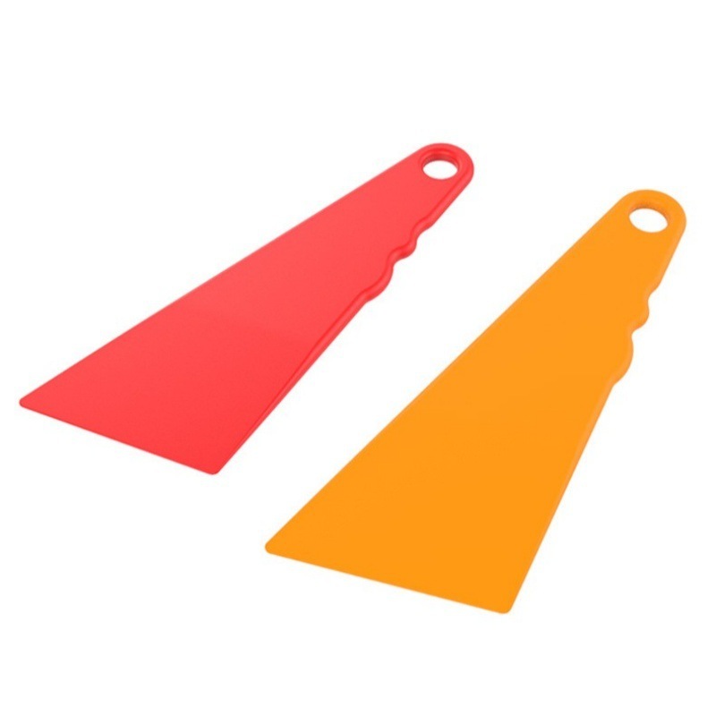 Orange-hypotenuse triangle scraper