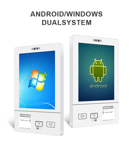 21.5 inch treo tường màn hình cảm ứng tự phục vụ thanh toán <span class=keywords><strong>kiosk</strong></span> thanh toán thiết bị đầu cuối cho các cửa hàng tạp hóa tùy chọn đầu đọc mã vạch SDK - Product Image 3